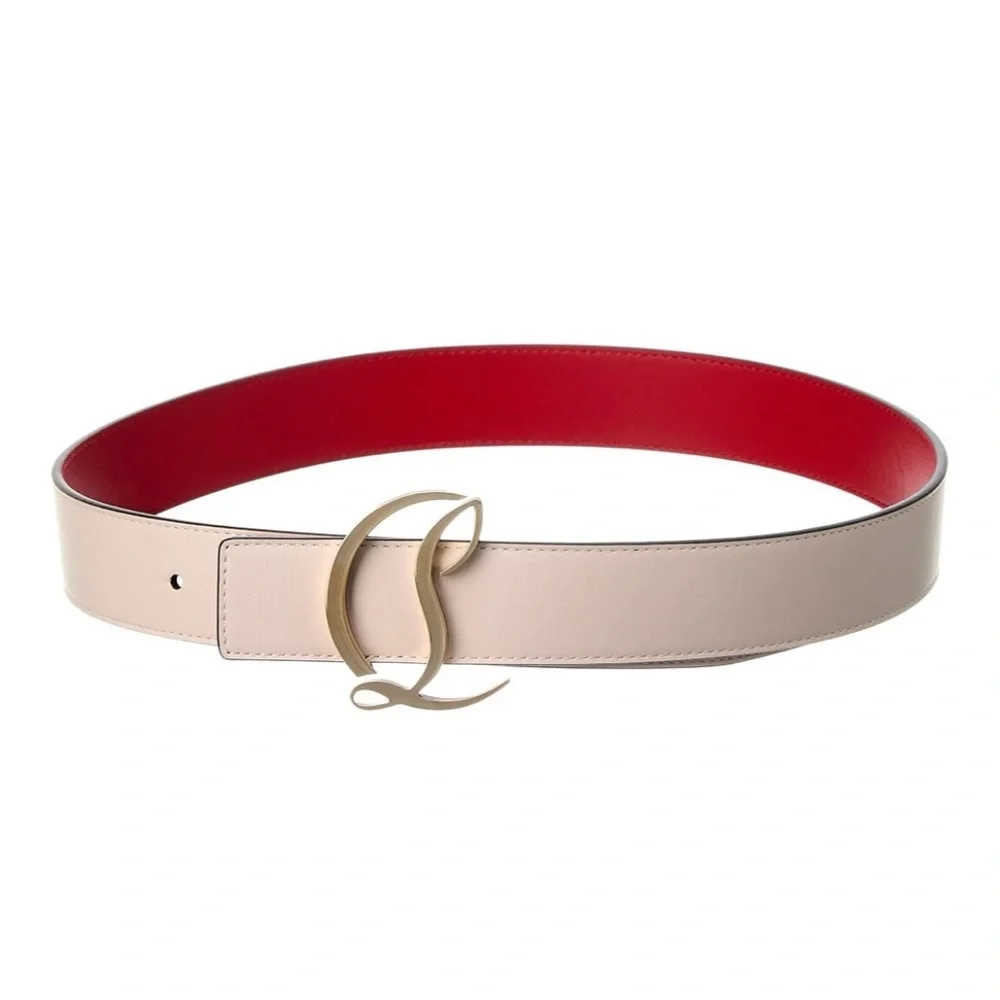 Christian Louboutin CL logo belt size 85 cm/34 inches made in Italy